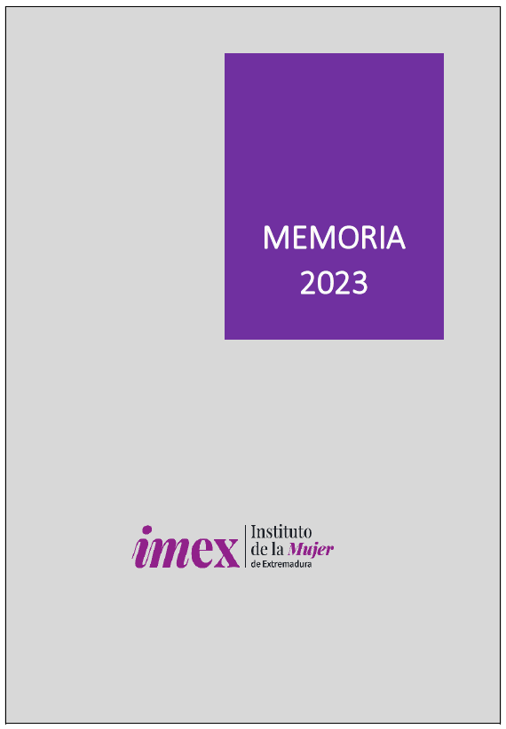 Memoria de actuaciones del IMEX 2023 Juntaex.es